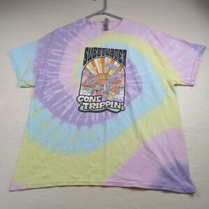 Tie Dyed Sweetwater Gone Trippin Tee Shirt‎ Gildan Size L